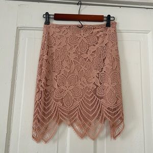 For Love & Lemons OG LACE skirt Medium